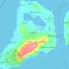 Pacijan Island topographic map, elevation, terrain