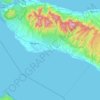 Jembrana topographic map, elevation, terrain