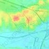 Çamlıca Mahallesi topographic map, elevation, terrain