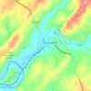 Mineral Bluff topographic map, elevation, terrain