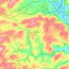 Harberton topographic map, elevation, terrain