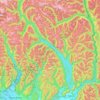 Area C (Sasquatch Country) topographic map, elevation, terrain