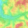 Šenov topographic map, elevation, terrain