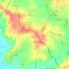 Twycross topographic map, elevation, terrain