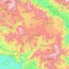 Östliches Hochland topographic map, elevation, terrain