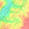 Stanwick topographic map, elevation, terrain