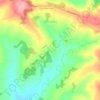 Kikojevac topographic map, elevation, terrain