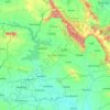 Kalasin Province topographic map, elevation, terrain