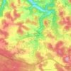 Alfeld topographic map, elevation, terrain
