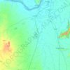 Tada-U Township topographic map, elevation, terrain