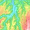 Massiac topographic map, elevation, terrain