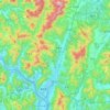梁山市 topographic map, elevation, terrain