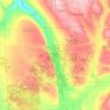 Town of Groton topographic map, elevation, terrain