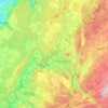 Champagnole topographic map, elevation, terrain
