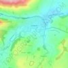 Kington topographic map, elevation, terrain