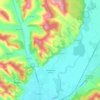 Sântana de Mureș topographic map, elevation, terrain