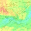 Kinston topographic map, elevation, terrain