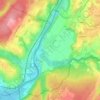 Chancy topographic map, elevation, terrain