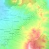 Pangatikan topographic map, elevation, terrain