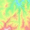 San Joaquín topographic map, elevation, terrain