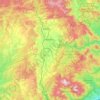 Osona topographic map, elevation, terrain