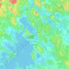 Wyborg topographic map, elevation, terrain