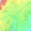 Clarkefield topographic map, elevation, terrain