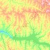 Iturama topographic map, elevation, terrain