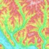 Town of Baldwin topographic map, elevation, terrain