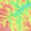 Bicaz-Chei topographic map, elevation, terrain