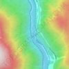 Hells Gate Fishways topographic map, elevation, terrain