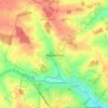 Withersfield topographic map, elevation, terrain