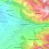 Surdulica topographic map, elevation, terrain