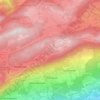 Tévenon topographic map, elevation, terrain