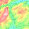 Gwyddelwern topographic map, elevation, terrain