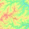 Wilkes County topographic map, elevation, terrain