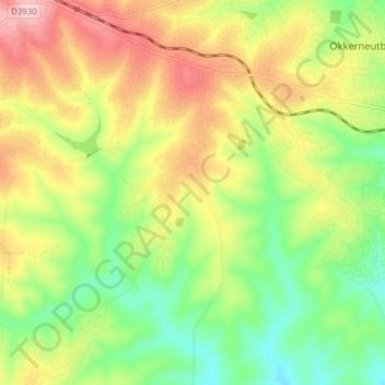 Bushbuckridge Ward 17 topographic map, elevation, terrain