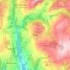 Thusy topographic map, elevation, terrain