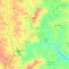 Savannah Region topographic map, elevation, terrain