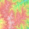 Güicán topographic map, elevation, terrain
