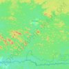 Mvangan topographic map, elevation, terrain