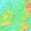 Koka topographic map, elevation, terrain