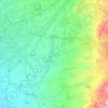 Yukarichirchik District topographic map, elevation, terrain