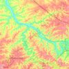 Cheatham County topographic map, elevation, terrain