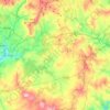 Ulloa topographic map, elevation, terrain