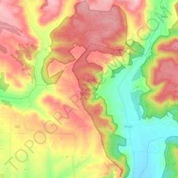 Riserva naturale orientata Sughereta di Niscemi topographic map, elevation, terrain