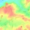 Wysall topographic map, elevation, terrain