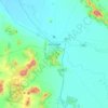 Gunnedah topographic map, elevation, terrain