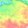 Mounjez topographic map, elevation, terrain
