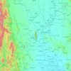Nakhon Sawan Province topographic map, elevation, terrain